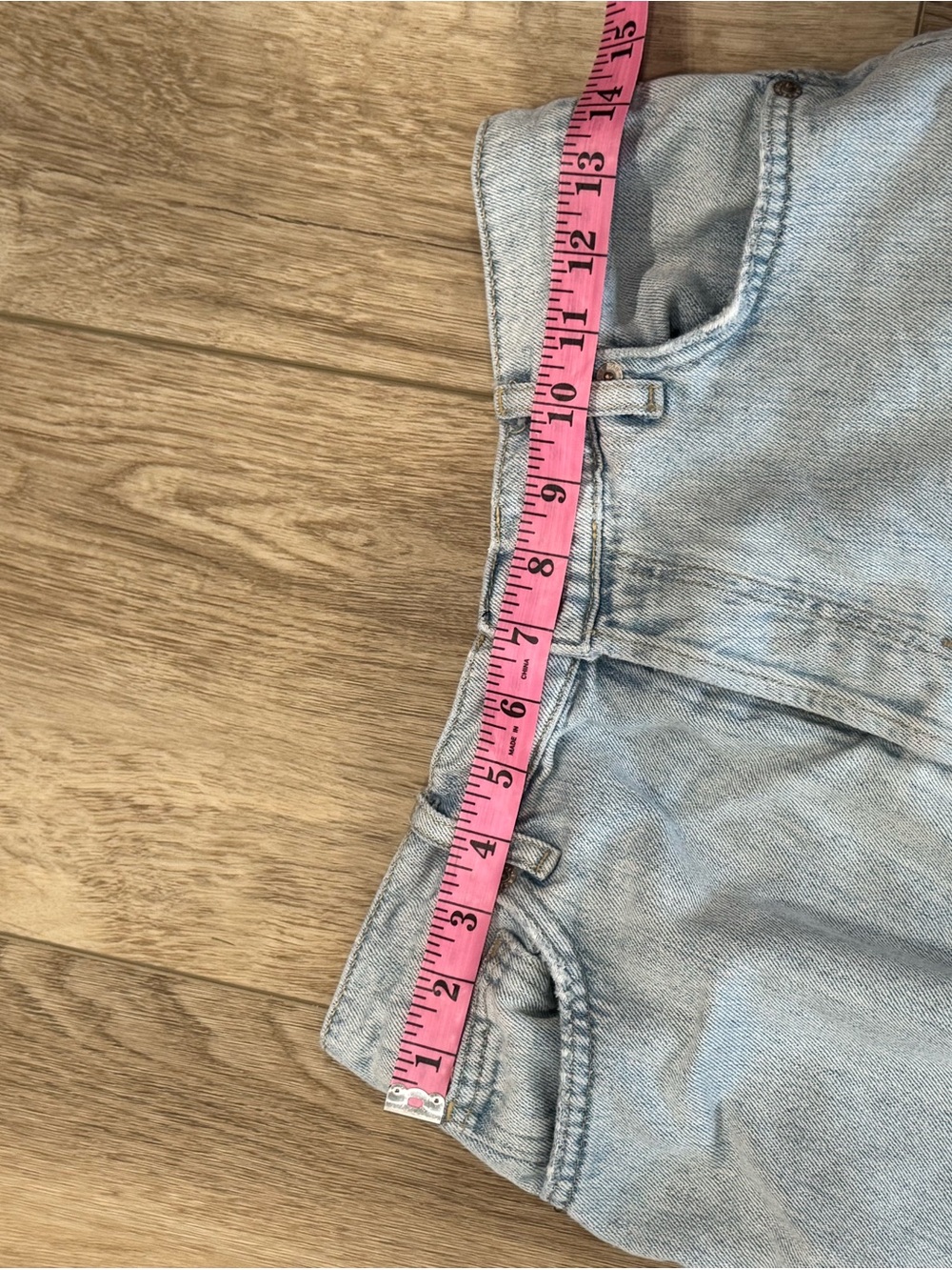 We The Free Light Wash Wide Leg Jeans - Picture 4 of 6